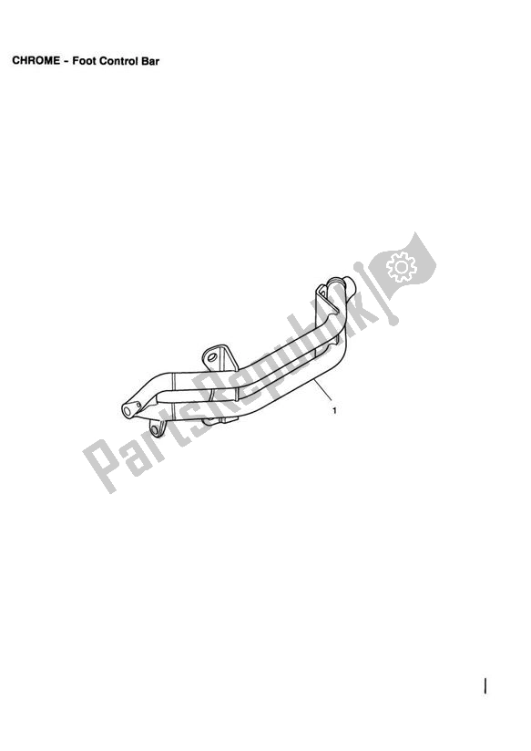 Tutte le parti per il Foot Control Bar del Triumph America Carburettor 790 2002 - 2007